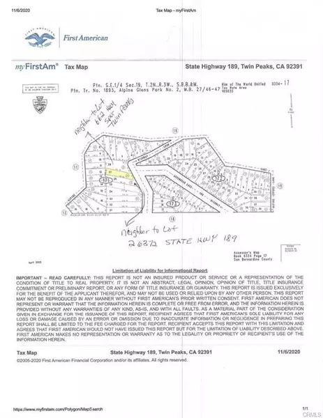 0 State Hwy 189, Twin Peaks, CA 92391