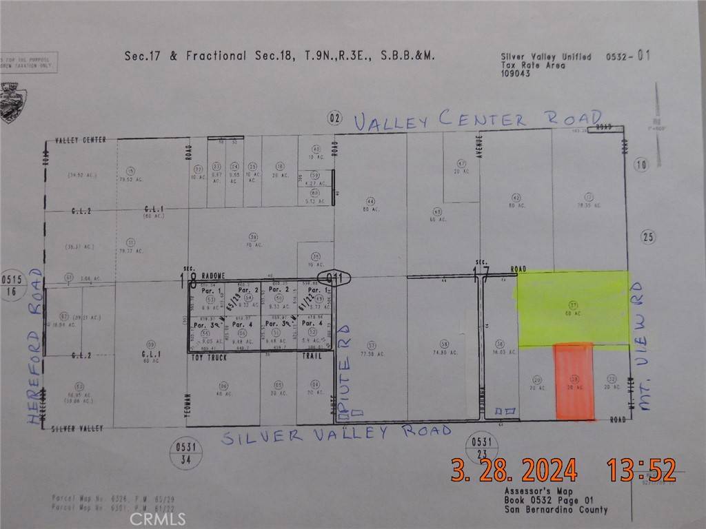 0 Silver Valley RD, Newberry Springs, CA 92365