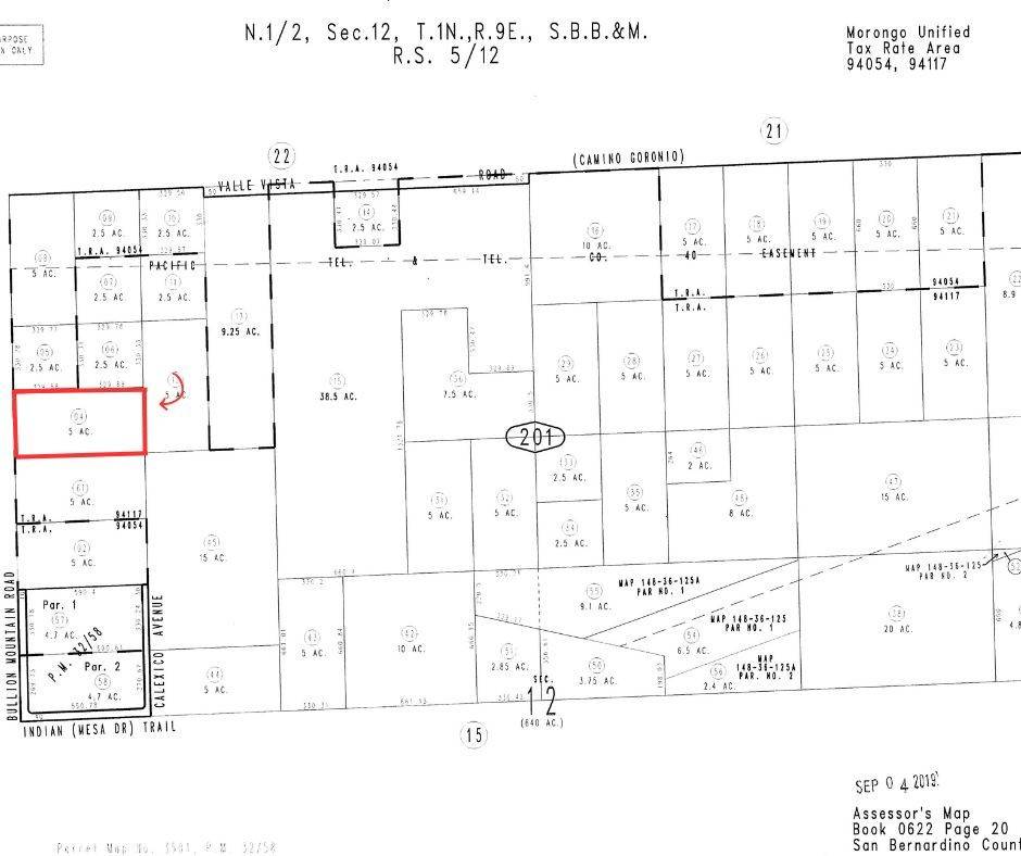 29 Palms, CA 92277,0 Bullion Mountain 0622-201-04 RD