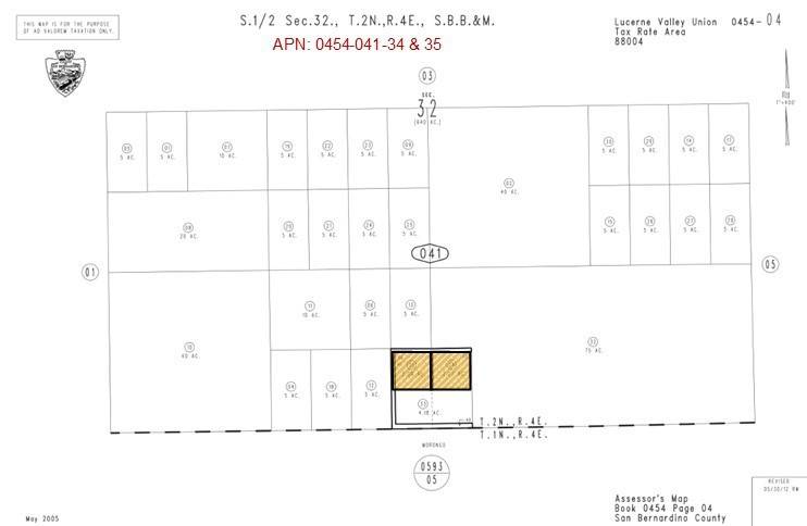 Pioneertown, CA 92268,2 AC Near Burns Canyon