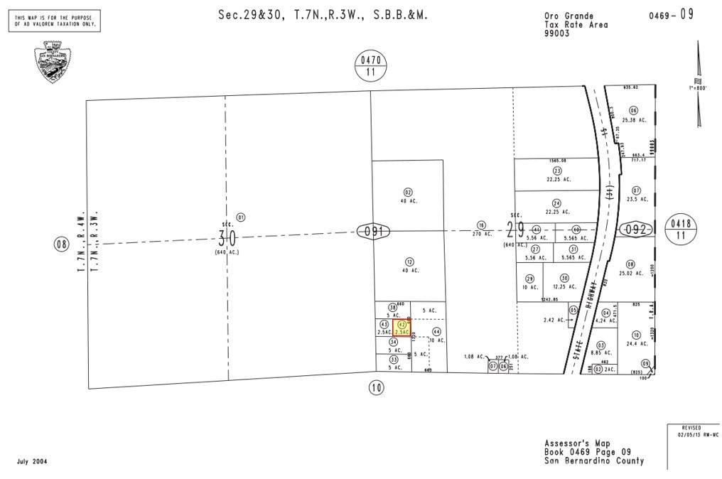 0 powerline RD, Oro Grande, CA 92368