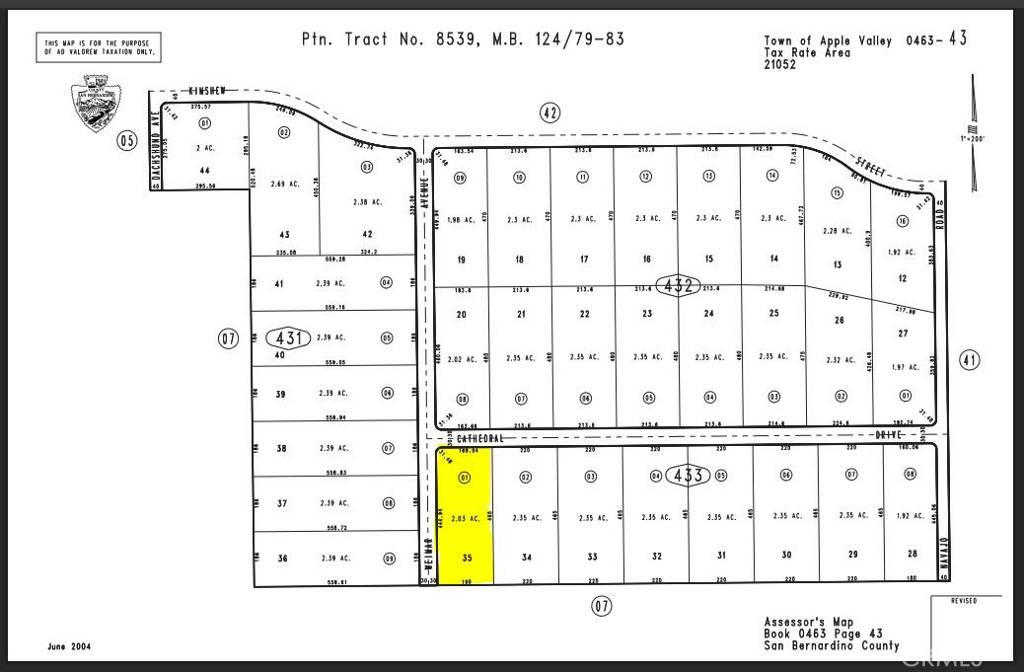 0 Cathedral parcel #0463-433-01 DR, Apple Valley, CA 92308