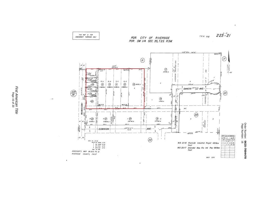 Riverside, CA 92508,0 McMahon ST