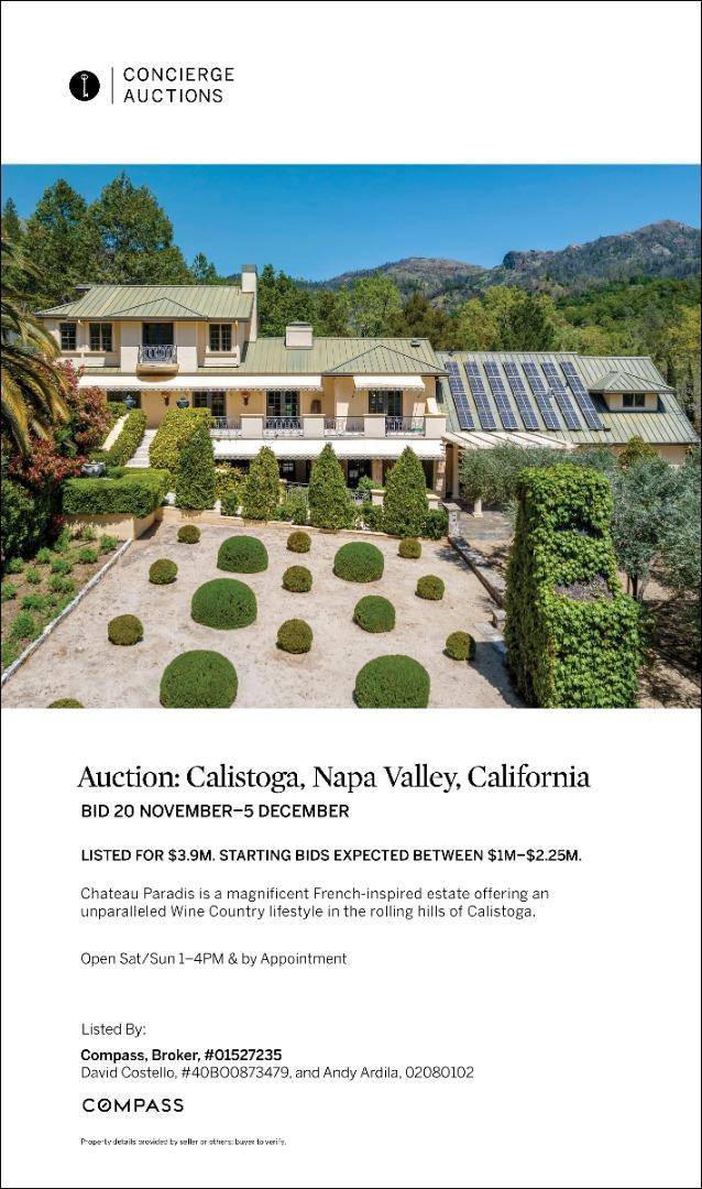 Calistoga, CA 94515,3230 Old Lawley Toll RD