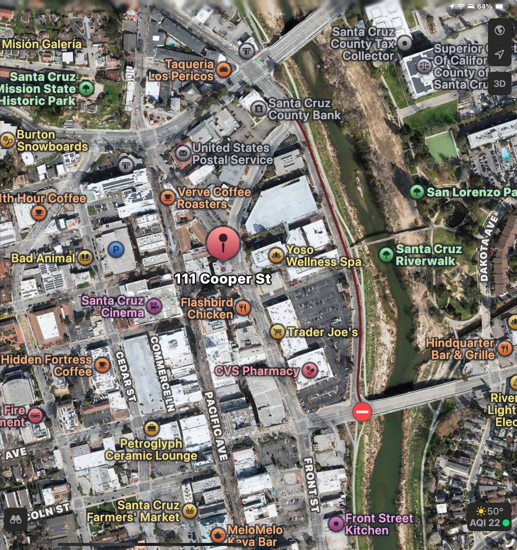 Santa Cruz, CA 95060,111 Cooper ST