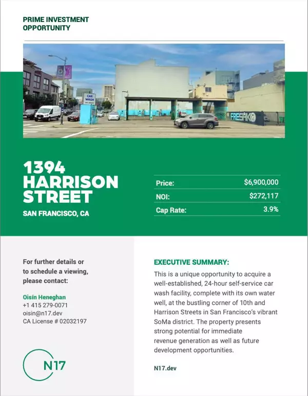 San Francisco, CA 94103,1394 Harrison ST