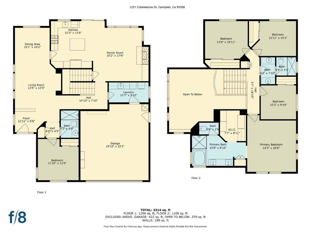 Campbell, CA 95008,1257 Cobblestone DR