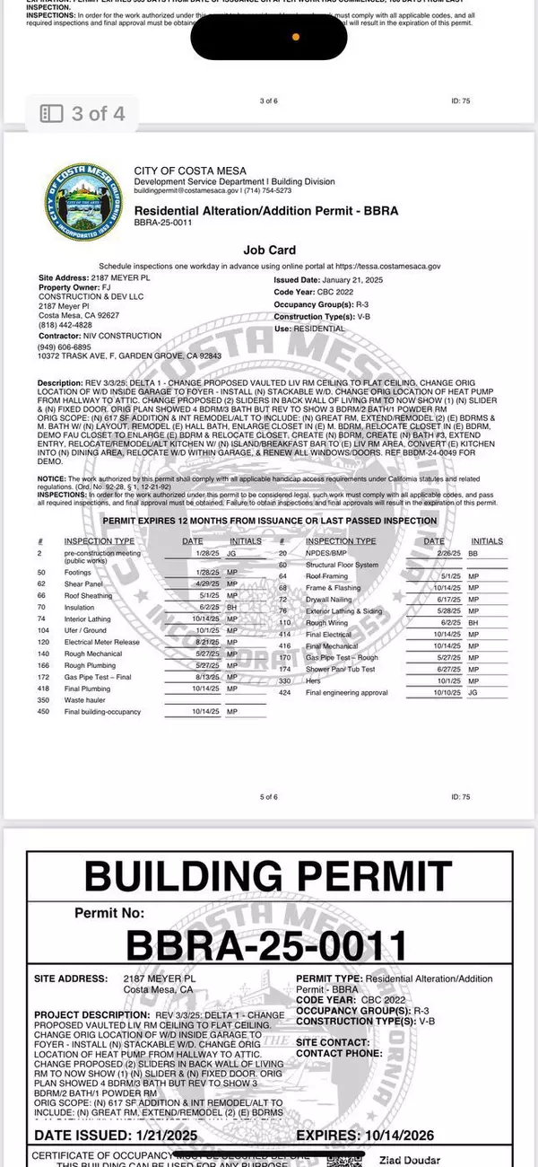 Costa Mesa, CA 92627,2187 Meyer Place