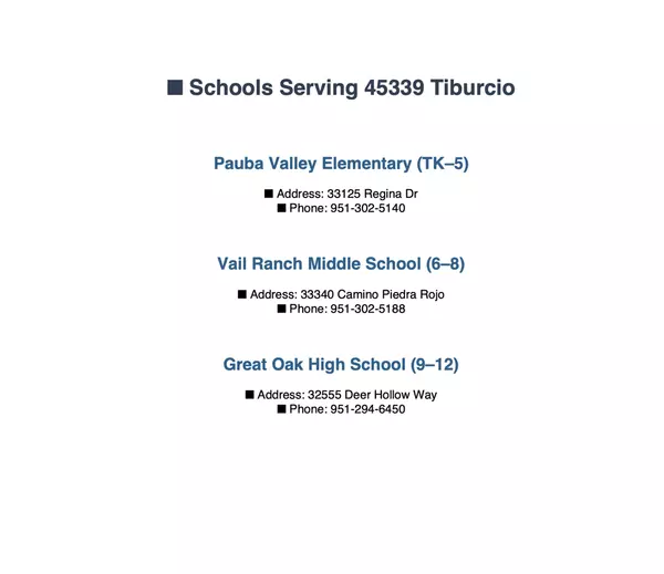 45339 Tiburcio DR, Temecula, CA 92592