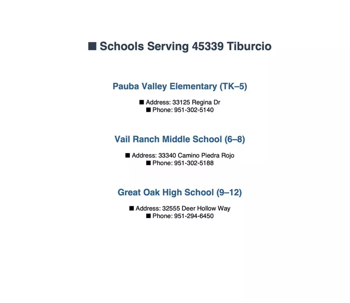 45339 Tiburcio DR, Temecula, CA 92592