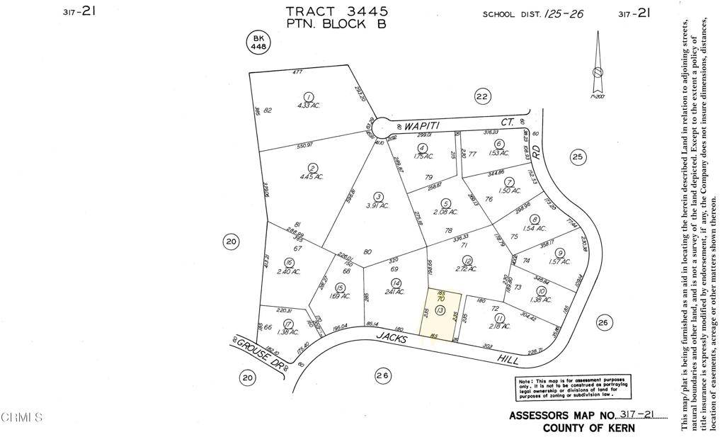 Tehachapi, CA 93561,0 Jacks Hill RD