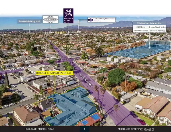San Gabriel, CA 91776,840 844 E Mission RD