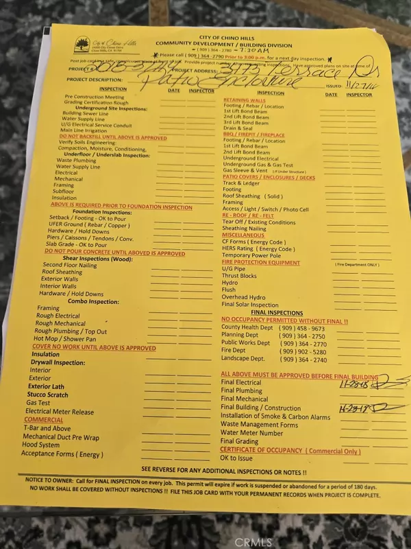 Chino Hills, CA 91709,3473 Terrace DR