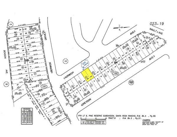 Cambria, CA 93428,0 Norwich AVE