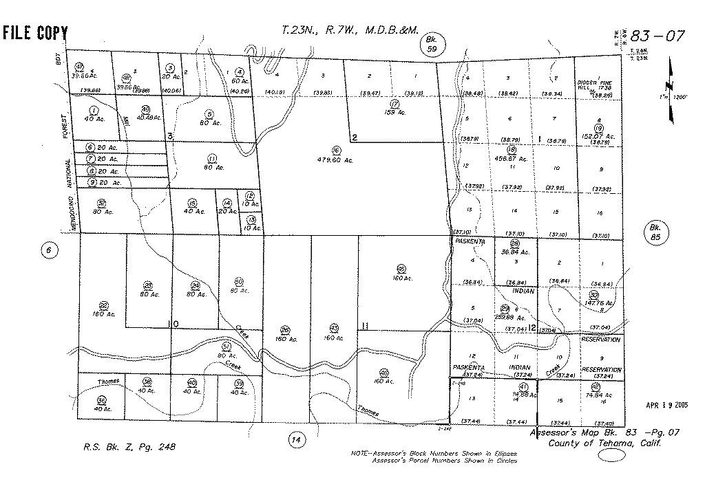 0 Toomes Camp Road, Paskenta, CA 96074