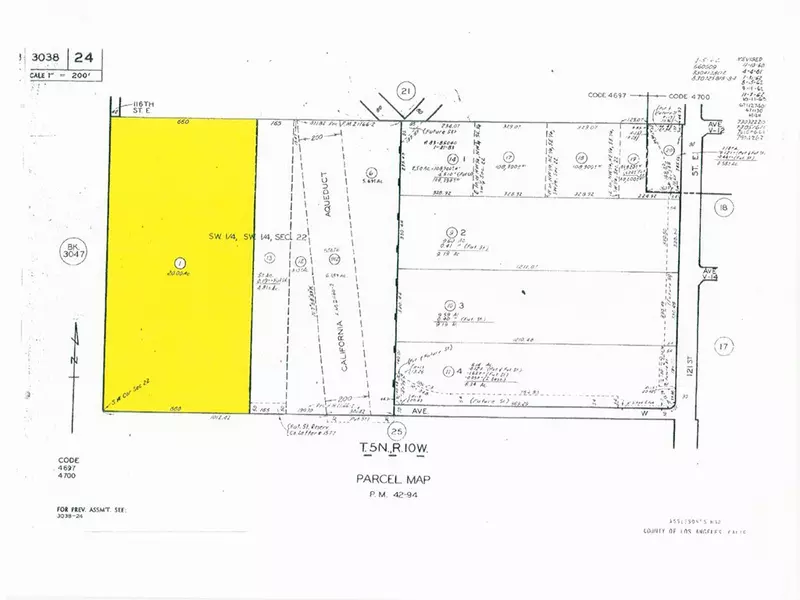 116 Street East & Ave. V-12 W, Pearblossom, CA 93553