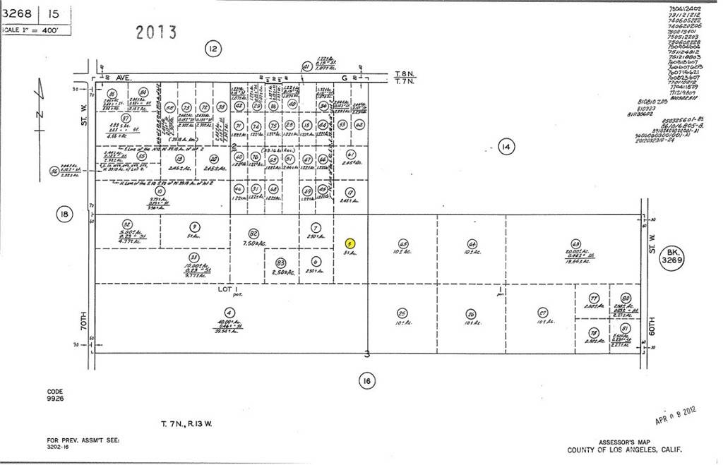 0 Vac/Vic Avenue G6/65th W, Antelope Acres, CA 93534