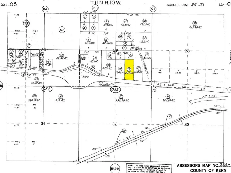 100 Street On Highway 58, Mojave, CA 93501