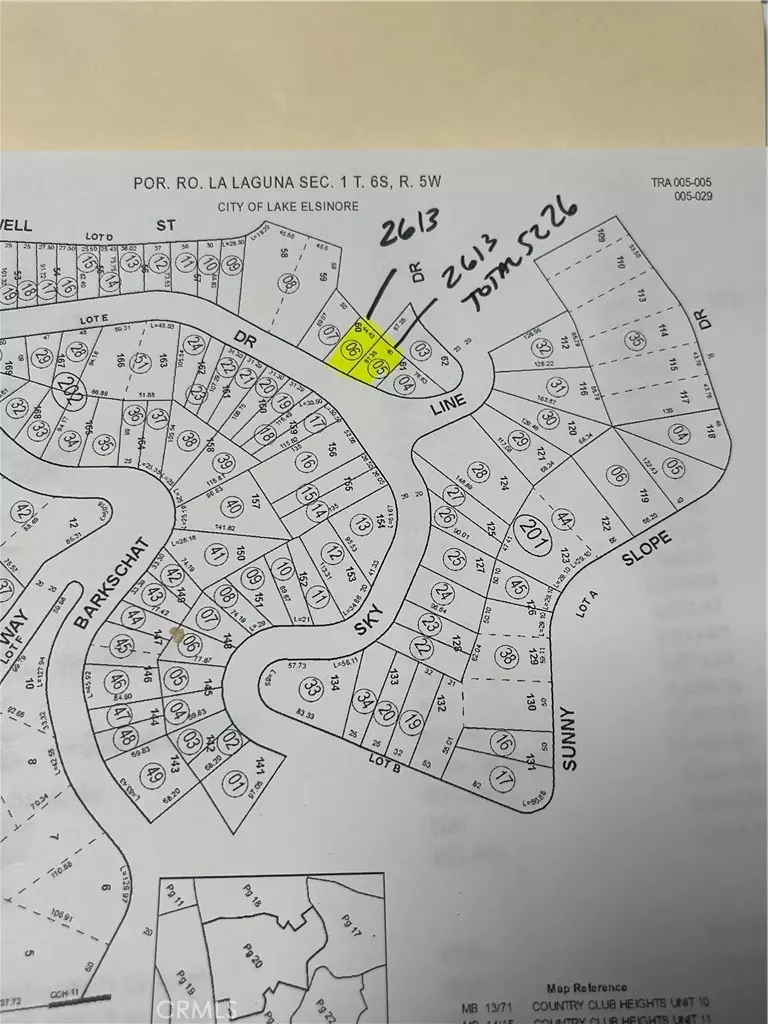 Lake Elsinore, CA 92530,0 Barkschat Dr