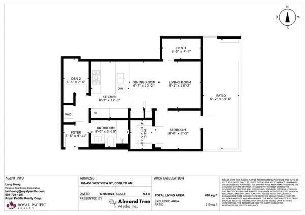 Coquitlam, BC V3K 6C3,450 Westview ST #108