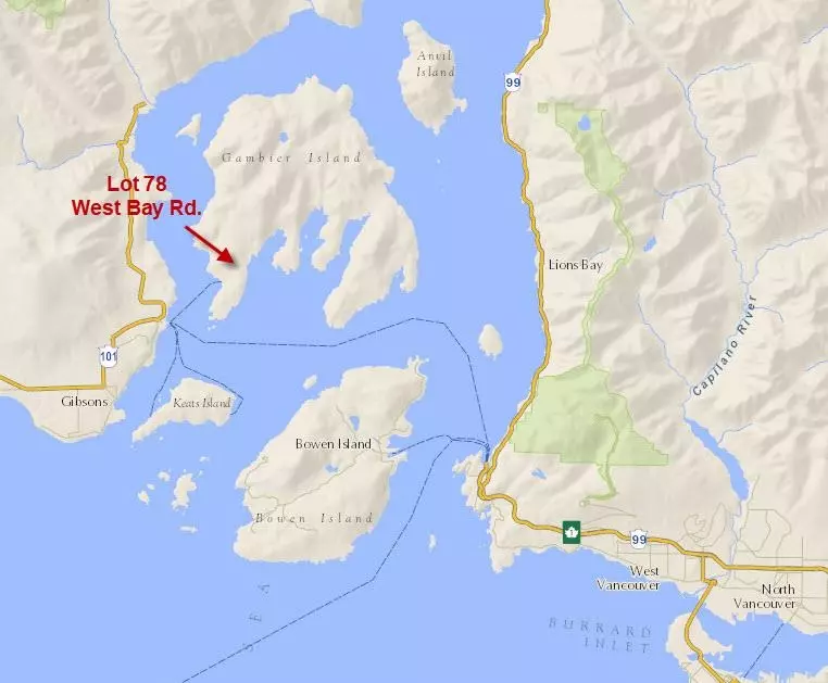 Gambier Island, BC V0N 1V0,LOT 78 West Bay RD