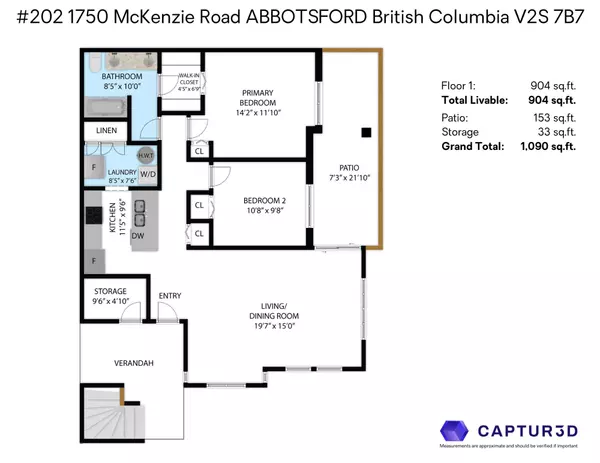 Abbotsford, BC V2S 3Z3,1750 Mckenzie RD #202