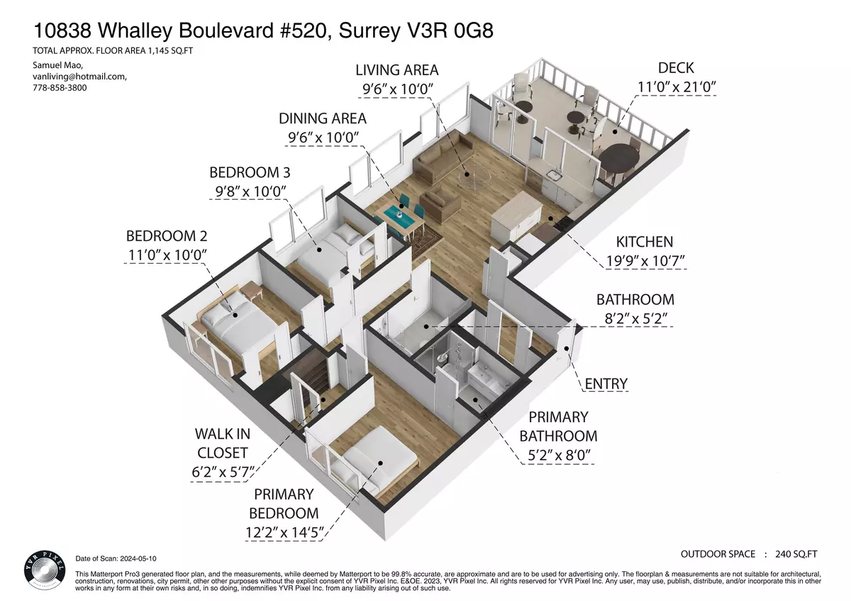 Surrey, BC V3R 0G8,10838 Whalley BLVD #520