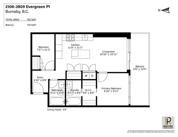 Burnaby, BC V3J 0M1,3809 Evergreen PL #2106