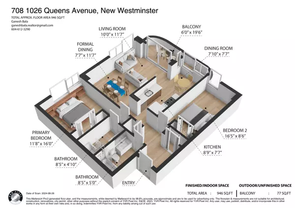 New Westminster, BC V3M 6B2,1026 Queens AVE #708