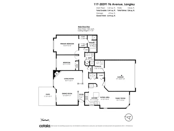 Langley, BC V1M 2L2,20391 96 AVE #117
