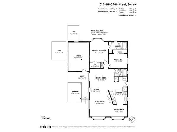 Surrey, BC V4A 4X4,1840 160 ST #317