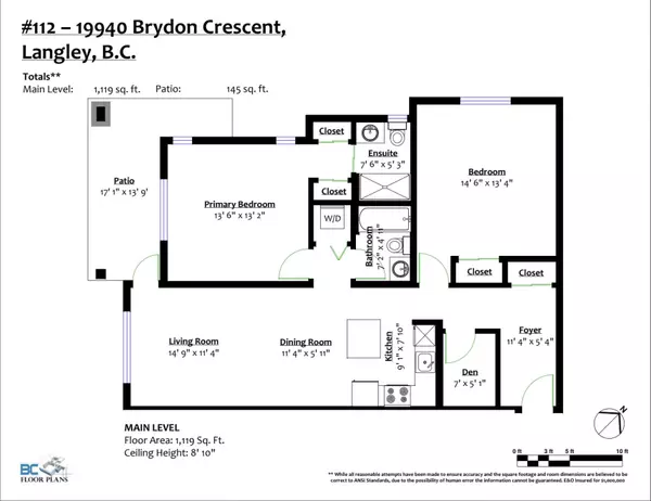 Langley, BC V3A 0K8,19940 Brydon CRES #112