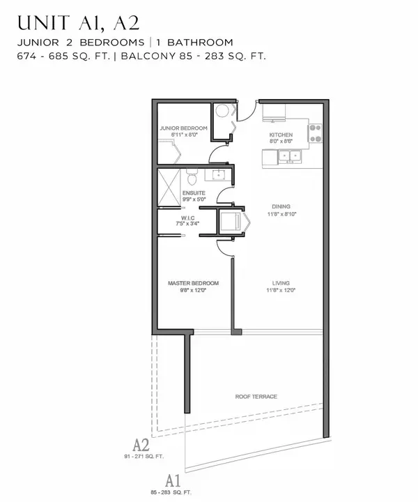 Surrey, BC V4A 4V3,2233 156 ST #304