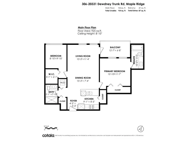 Maple Ridge, BC V2X 3C9,20331 Dewdney Trunk RD #306