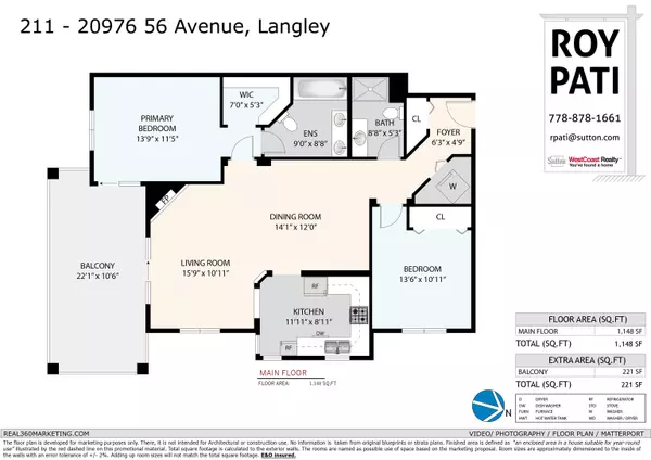 Langley, BC V3A 7Z2,20976 56 AVE #211