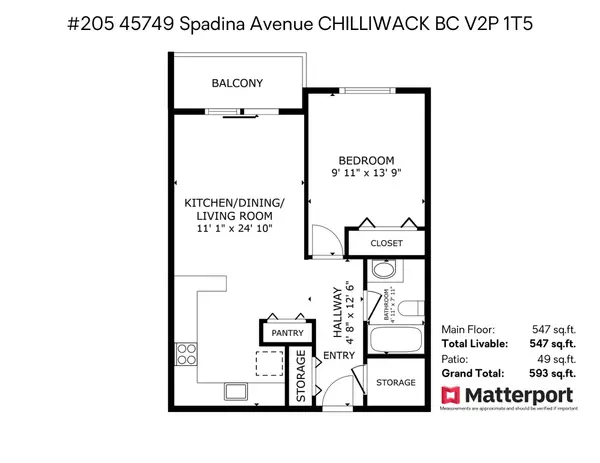 Chilliwack, BC V2P 1T5,45749 Spadina AVE #205