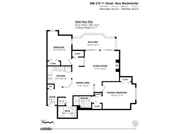 New Westminster, BC V3M 4C9,210 Eleventh ST #508