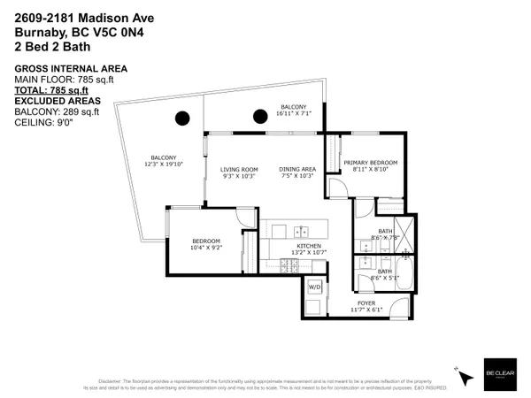 Burnaby, BC V5C 0N4,2181 Madison AVE #2609