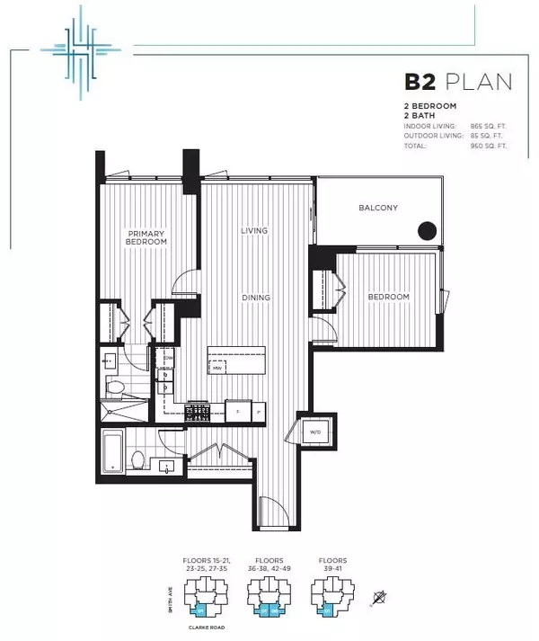 Coquitlam, BC V3J 0S7,518 Clarke RD #3301
