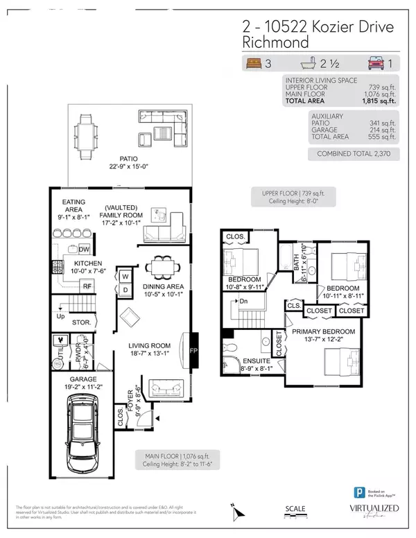 Richmond, BC V7E 5L8,10522 Kozier DR #2