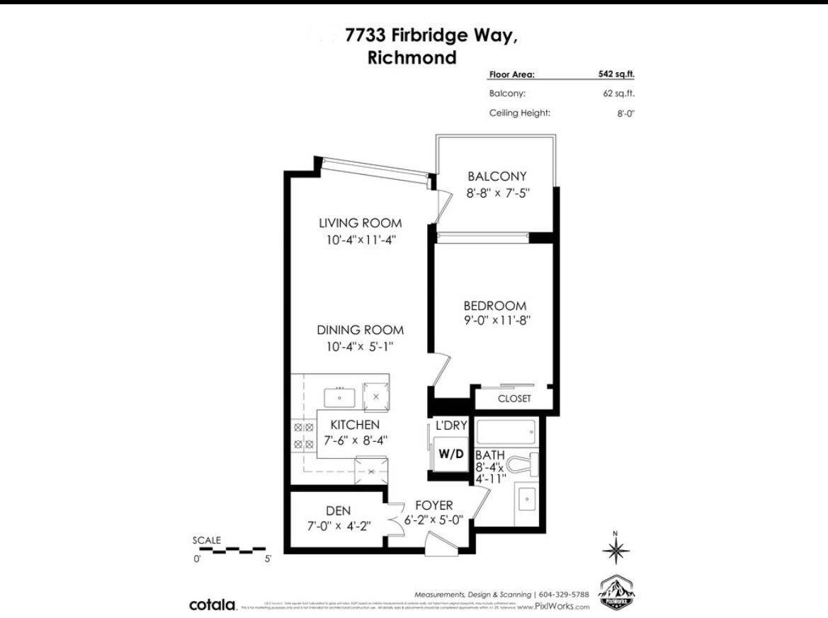 Richmond, BC V6X 0M7,7733 Firbridge WAY #1202