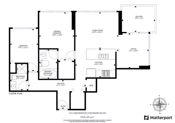 Richmond, BC V6X 4K5,5088 Kwantlen ST #1701