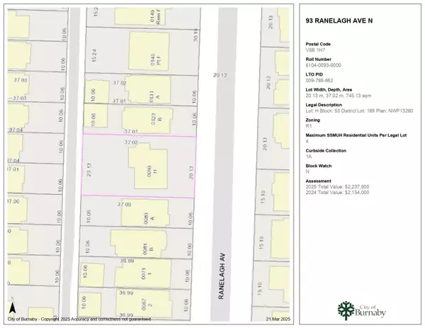 Burnaby, BC V5B 1H7,93 N Ranelagh AVE