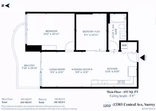Surrey, BC V3T 0K6,13303 Central AVE #1202