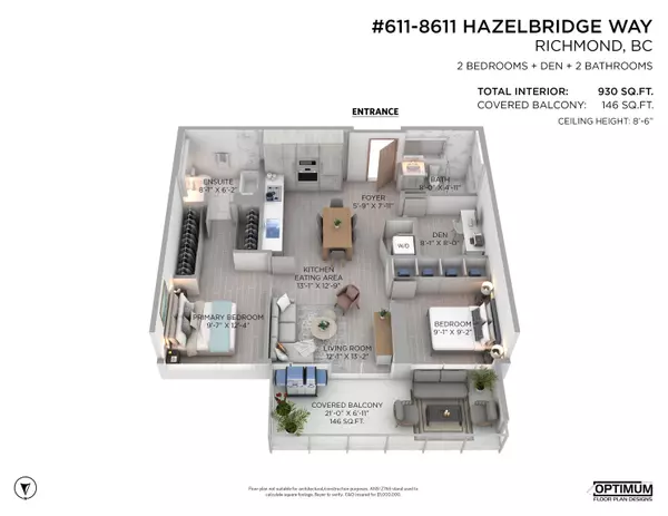8611 Hazelbridge WAY #611, Richmond, BC V6X 0W8