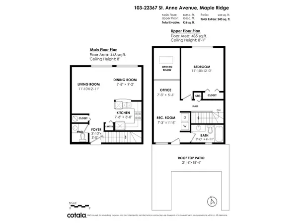 Maple Ridge, BC V2X 2E7,22367 St Anne AVE #103