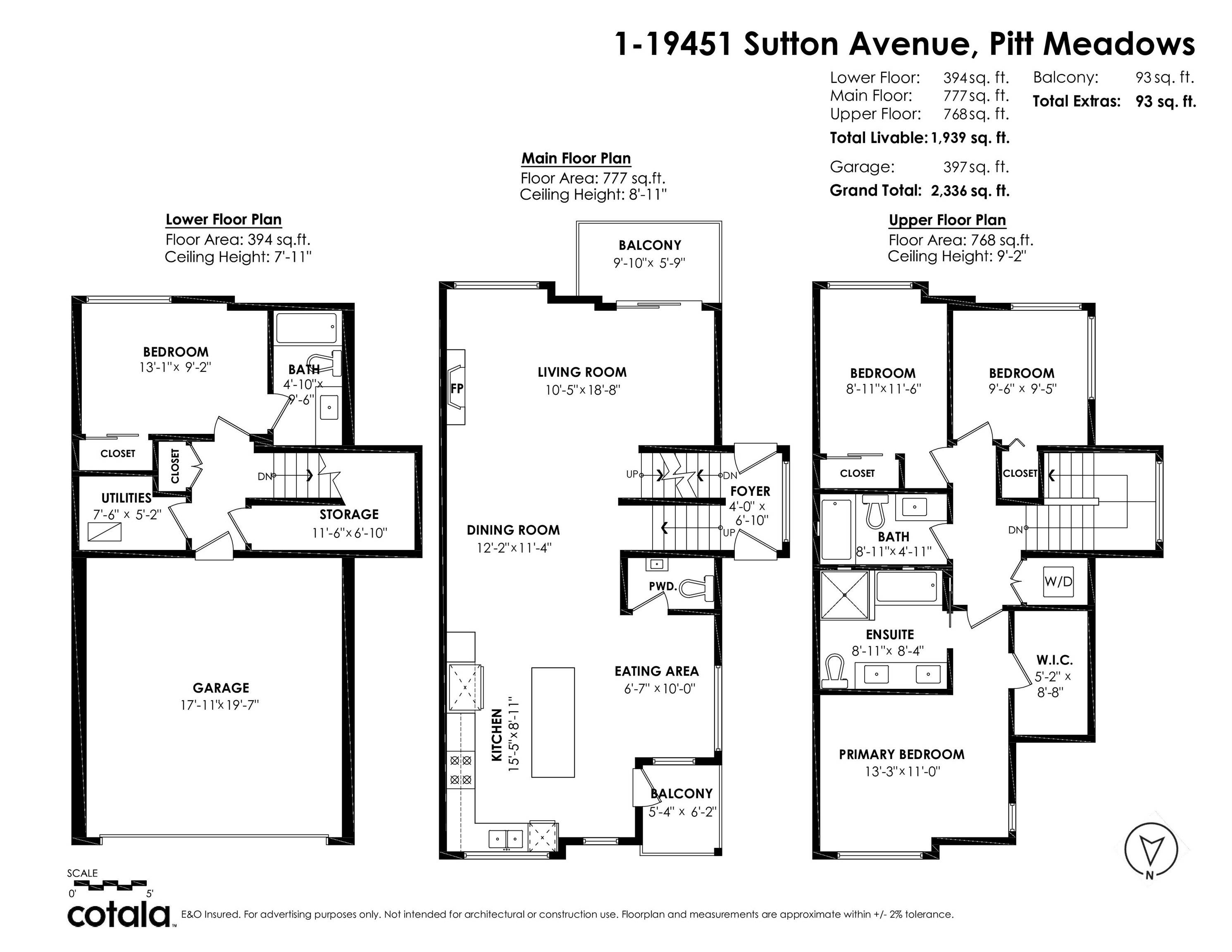 Pitt Meadows, BC V3Y 0G6,19451 Sutton AVE #1