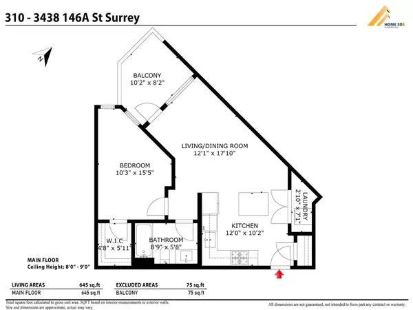 Surrey, BC V4P 0J1,3438 146a ST #310