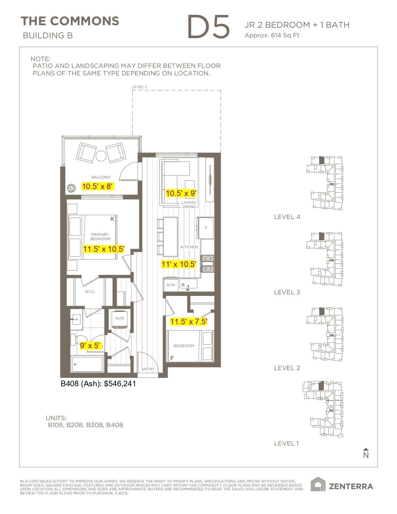 8230 208b AVE #B408 Langley, BC V2Y 2C4