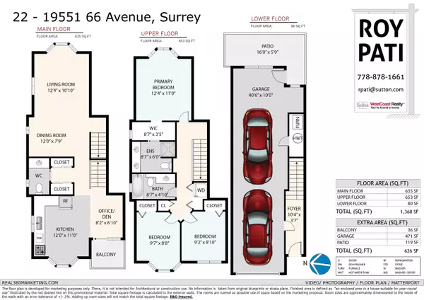 Surrey, BC V4N 0Z5,19551 66 AVE #22